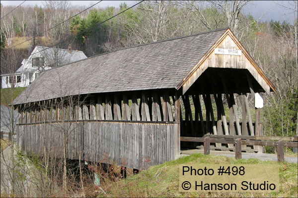 Meriden, NH - Mill Bridge - Fall